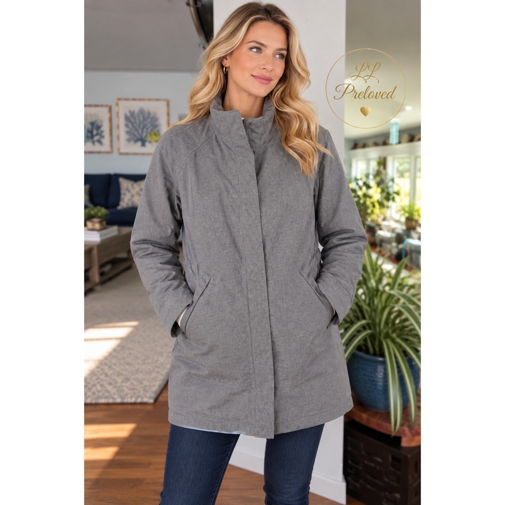 The North Face Parka Jacket Womens XXL Grey Longline Insulated Gorpcore Warm